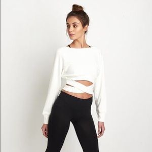 Free People Tie Sweatshirt